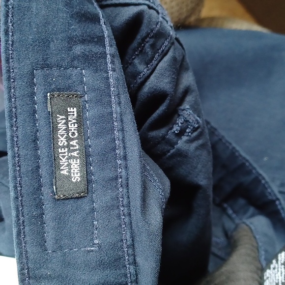 Calvin Klein Jeans Navy "Ankle Skinny" Stretch Cotton Pant NEW- Sz. 10 - Picture 9 of 9